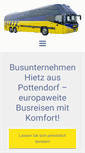 Mobile Screenshot of hietz-reisen.at